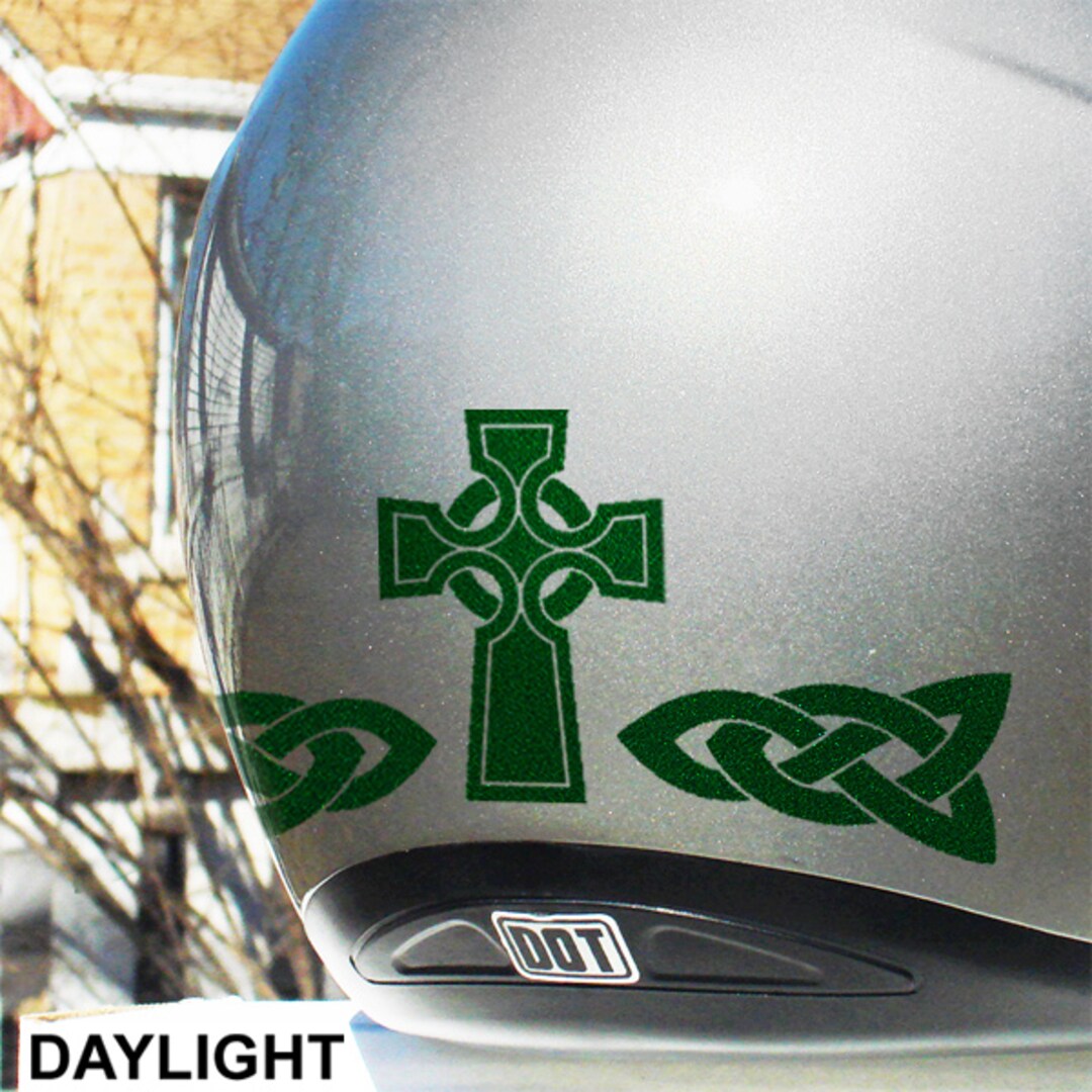 celtic motorcycle helmet Nidau, 1-1.2 mm This helmet is a replica of a 19th century find in the Thielle river in Port 3 Piece Celtic Cross Reflective